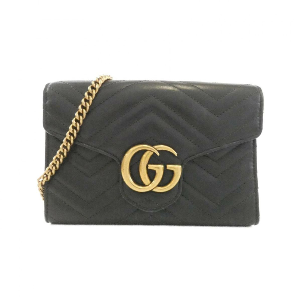 Gucci GG Marmont shoulder bag Leather Black